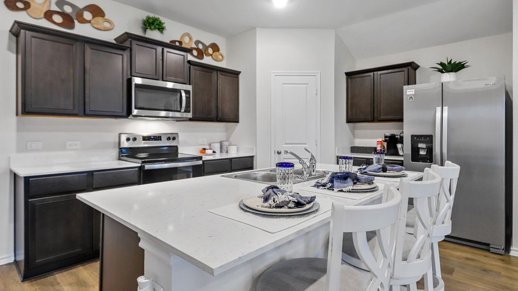 Furnished interior view inside a new home in Stonewyck Farms, Ennis (Image 12). Furnished interior view inside a new home in Stonewyck Farms, Ennis (Image 12).