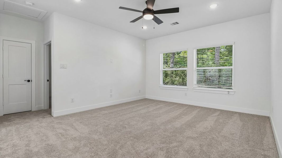 Spacious, unfurnished interior of a new home in The Woodland Hills 50', Willis (Image 32). Spacious, unfurnished interior of a new home in The Woodland Hills 50', Willis (Image 32).