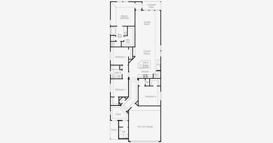 2D floor plan layout for the Elgin - 40 Homesites by Coventry Homes in Two Step Farm, Montgomery, TX (Image 3). 2D floor plan layout for the Elgin - 40 Homesites by Coventry Homes in Two Step Farm, Montgomery, TX (Image 3).