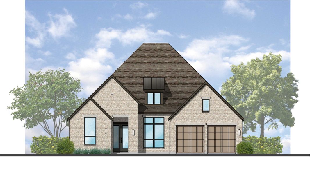 Representative rendering of the exterior for the 213 Plan by Highland Homes (Image 4). Representative rendering of the exterior for the 213 Plan by Highland Homes (Image 4).