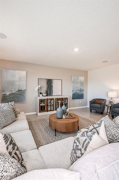 Furnished interior view inside a new home in Waterstone, Groveland (Image 26).