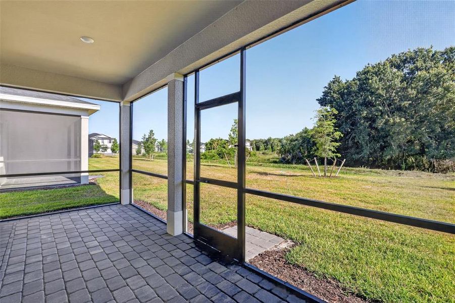 Exterior details and patio area of a home in Lennar at Turnleaf, Punta Gorda (Image 2).