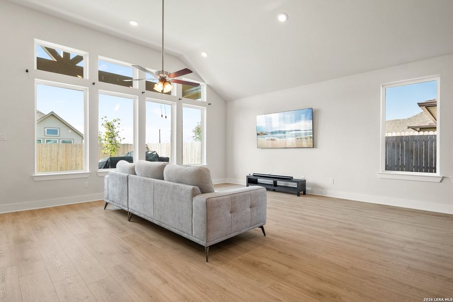 Furnished interior view inside a new home in Westridge, San Antonio (Image 10).