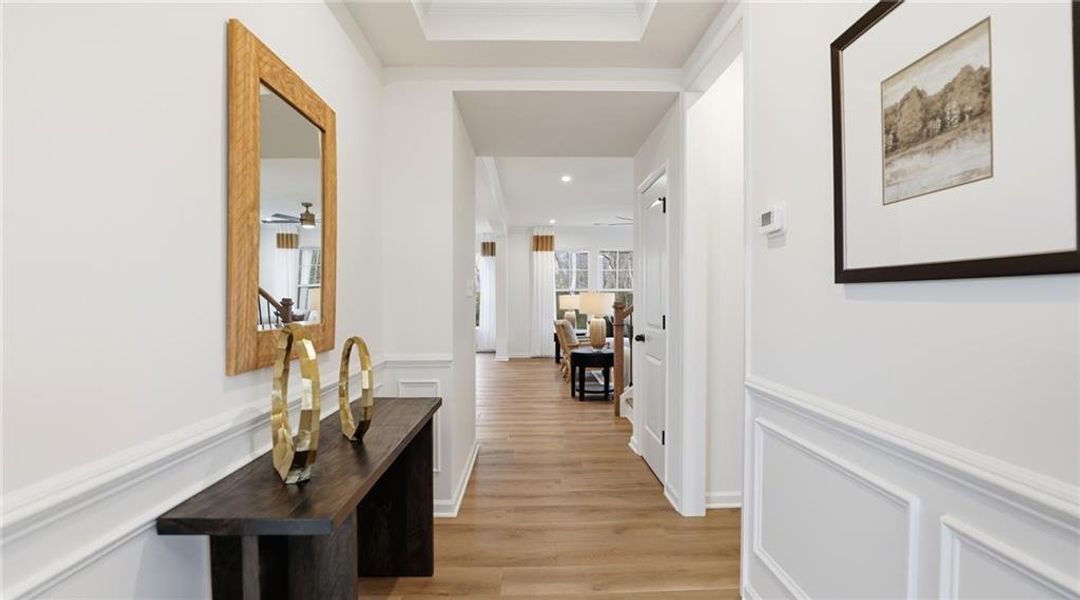 Furnished interior view inside a new home in , Dawsonville (Image 10).