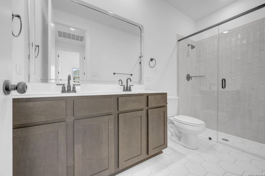 Furnished interior view inside a new home in Preserve at Annabelle Ranch, San Antonio (Image 5).