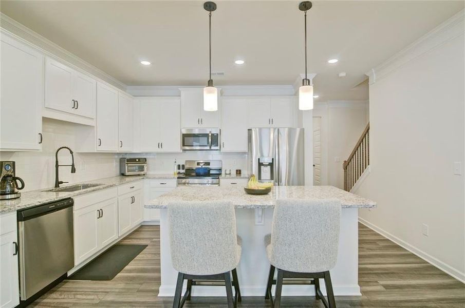 Furnished interior view inside a new home in Highland Crossing, Cartersville (Image 28).