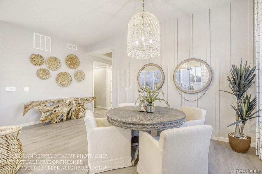 Furnished interior view inside a new home in , Fort Collins (Image 42).