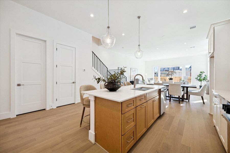 Furnished interior view inside a new home in West 21st Residences, Houston (Image 5).