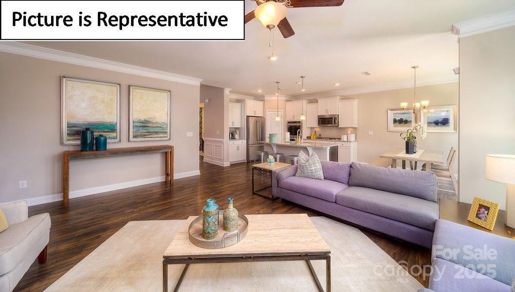 Furnished interior view inside a new home in Sylvan Creek, Denver (Image 15).