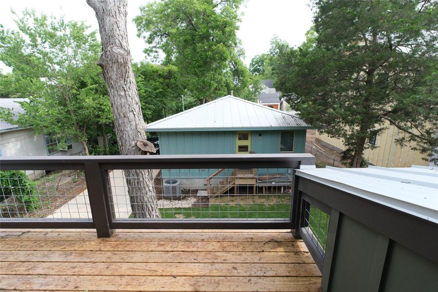 Exterior details and patio area of a home in , Austin (Image 3).