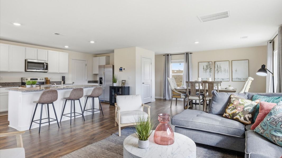 Furnished interior view inside a new home in Belhaven, Knoxville (Image 6).