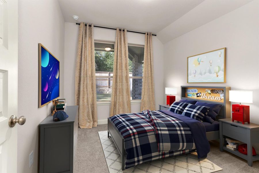 Furnished interior view inside a new home in Woodforest 40', Montgomery (Image 19).