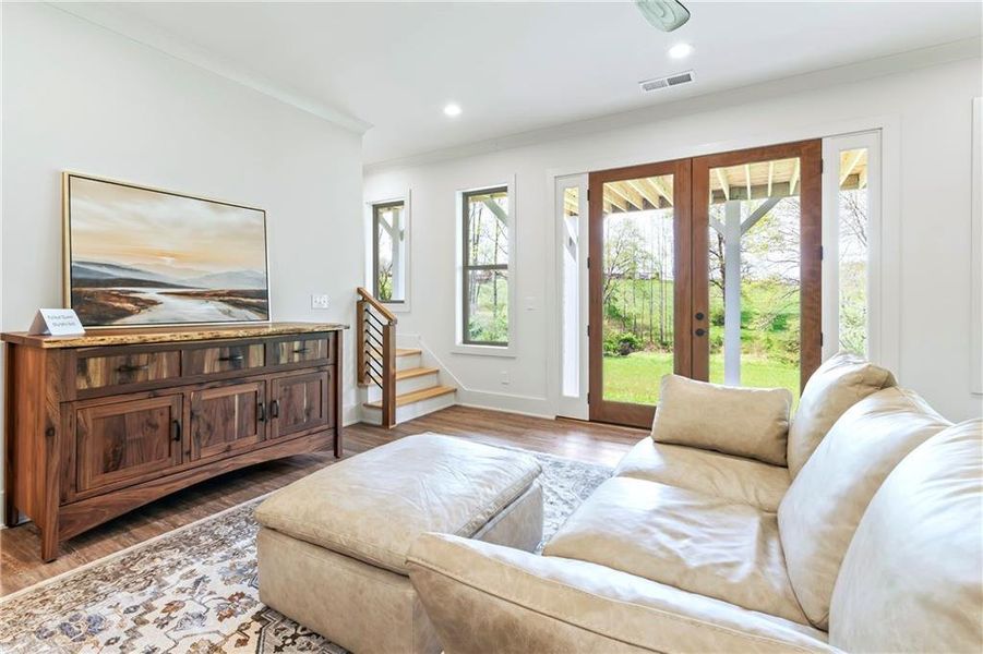 Furnished interior view inside a new home in , Blairsville (Image 55).