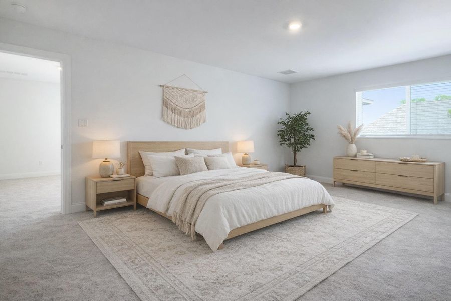 5th bedroom - Virtually Staged