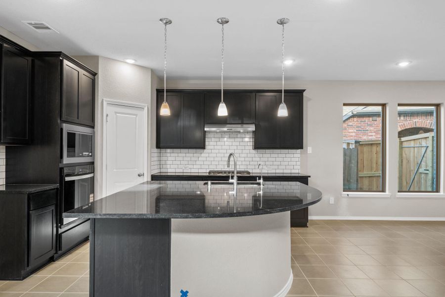 Furnished interior view inside a new home in The Trails 40', New Caney (Image 15).