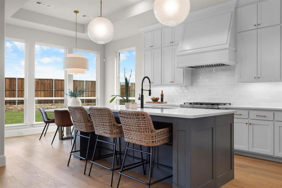 Furnished interior view inside a new home in , Prosper (Image 19).