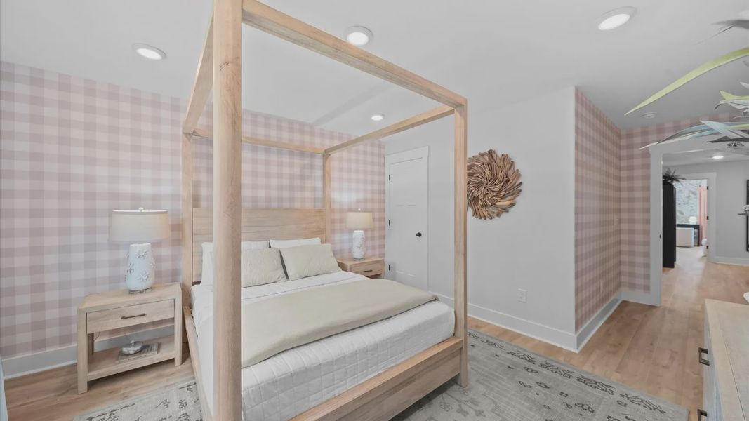 Furnished interior view inside a new home in Village at Midway, Anderson (Image 31).