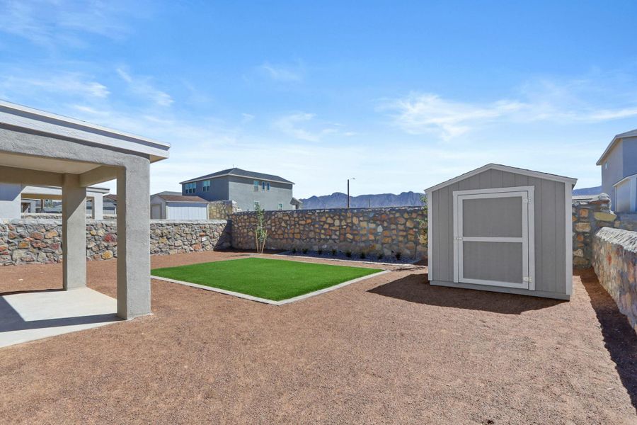 Representative exterior details of a home built from the Harmony by View Homes in The View at Desert Springs | Thoughtful Collection, El Paso (Image 13). Representative exterior details of a home built from the Harmony by View Homes in The View at Desert Springs | Thoughtful Collection, El Paso (Image 13).