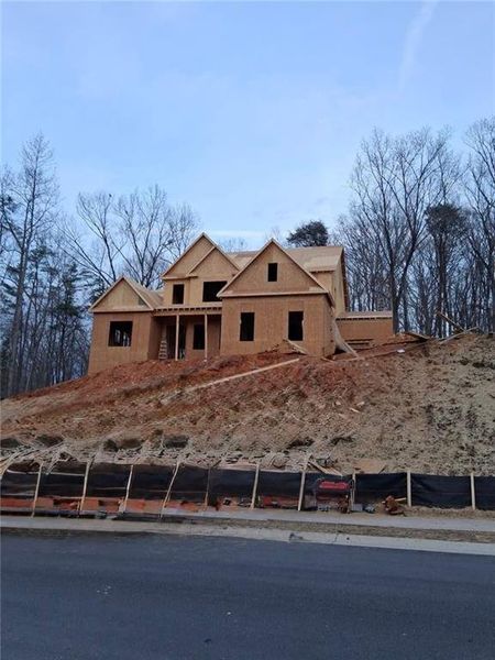 In-progress construction of a new home in , Gainesville, GA (Image 12).