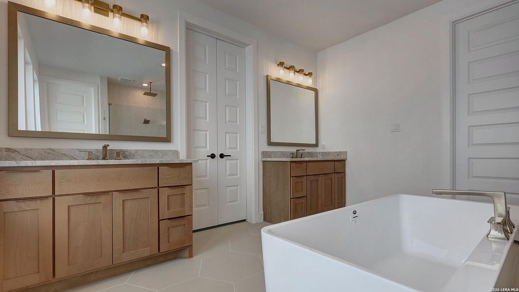 Furnished interior view inside a new home in The Dominion, San Antonio (Image 8).