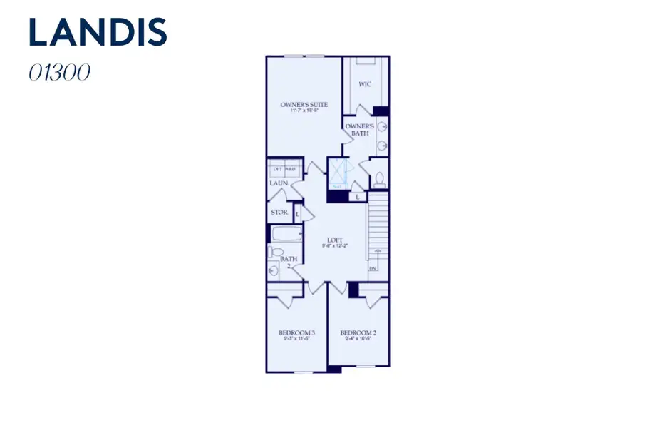 2D floor plan layout of this home in Mallard Park, Charlotte, NC (Image 6).