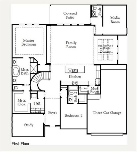 Hamlin First Floor Plan