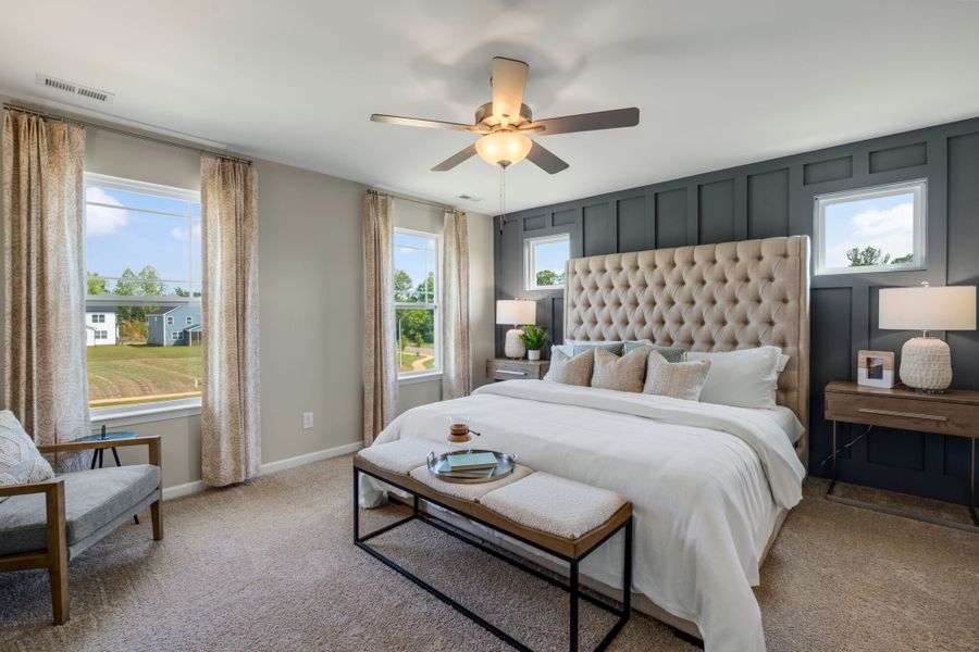 Representative furnished interior of a home built from the Emery II by Mattamy Homes in Ashmore Townes, Raleigh (Image 6). Representative furnished interior of a home built from the Emery II by Mattamy Homes in Ashmore Townes, Raleigh (Image 6).