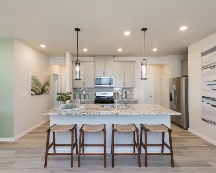 Furnished interior view inside a new home in Avalon - Reserve Series, Conyers (Image 7).