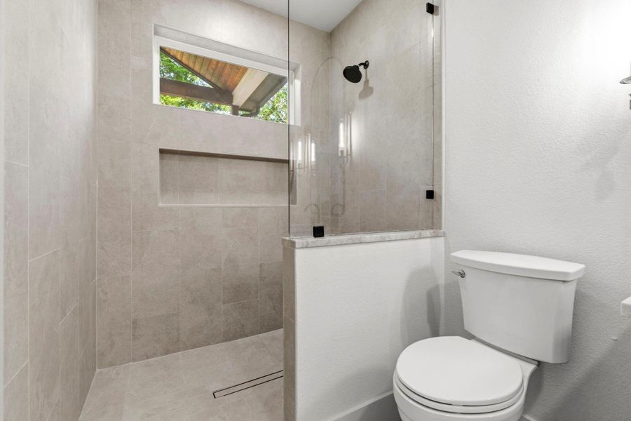Primary bathroom has an oversized walk-in shower Primary bathroom has an oversized walk-in shower