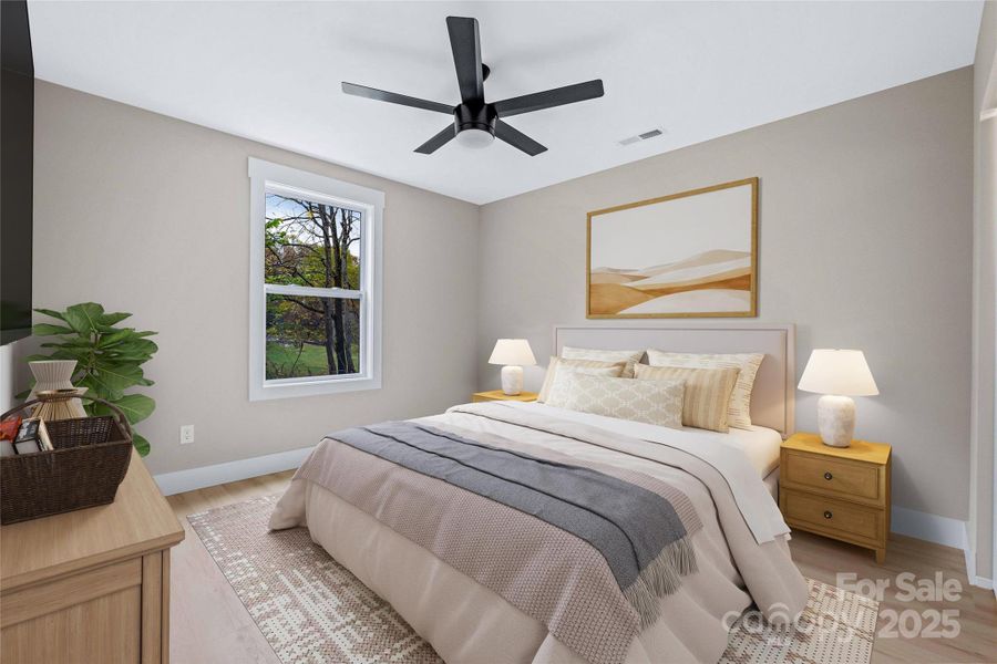 Furnished interior view inside a new home in , Asheville (Image 8).