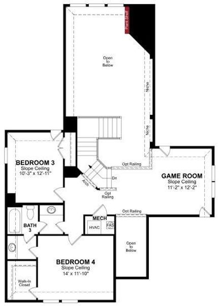 Beazer Homes Heath Golf & Yacht Club Summerfield Floorplan.