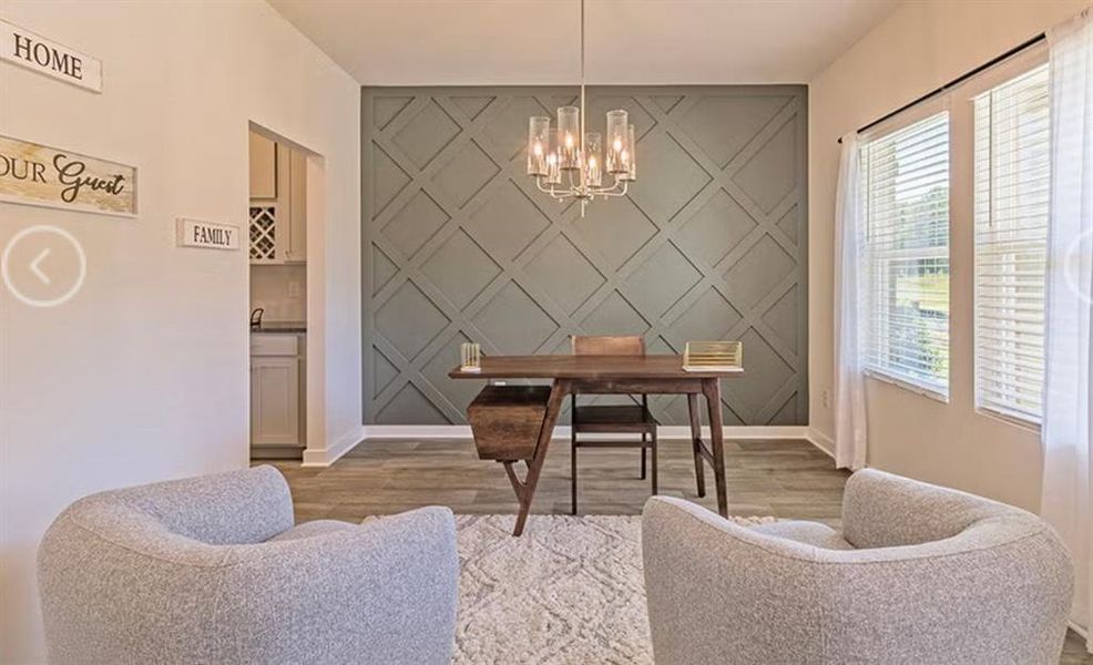 Furnished interior view inside a new home in Conner Springs, Social Circle (Image 6).
