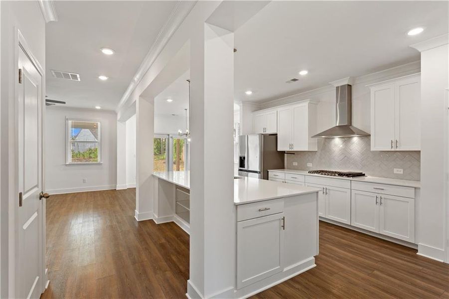 Furnished interior view inside a new home in Park at Ansleigh Farms, Dallas (Image 7).