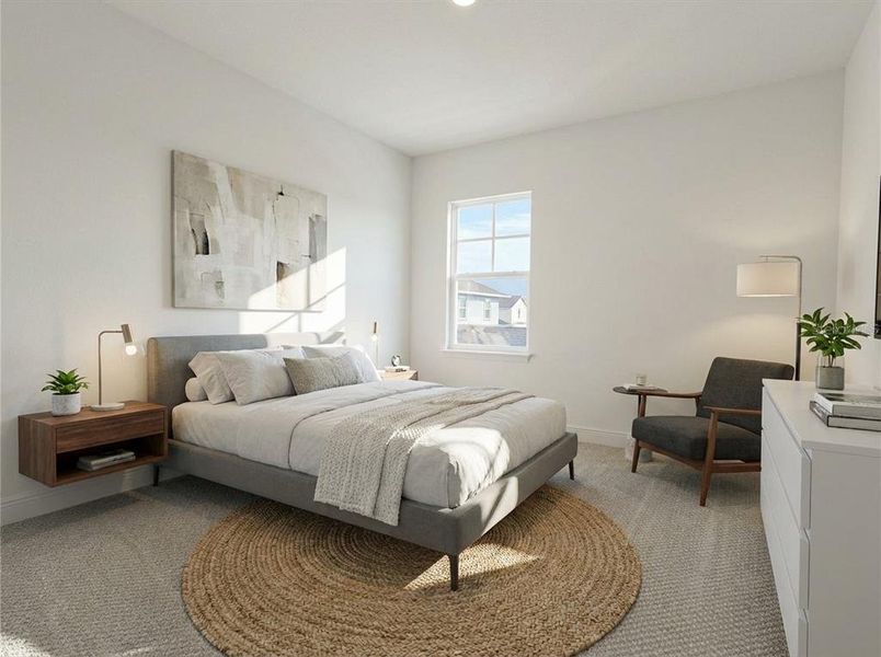 Furnished interior view inside a new home in , Orlando (Image 15).