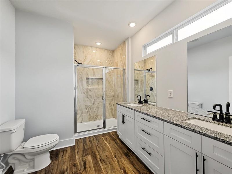 Furnished interior view inside a new home in , Austell (Image 12).