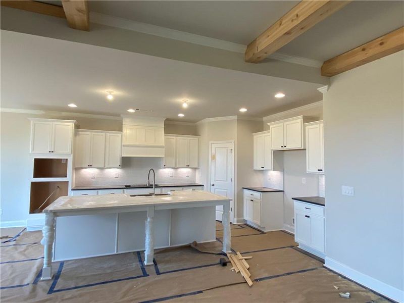 In-progress construction of a new home in , Jefferson, GA (Image 36).