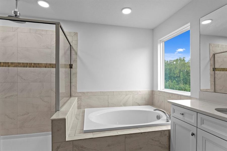 Furnished interior view inside a new home in , Tampa (Image 15).