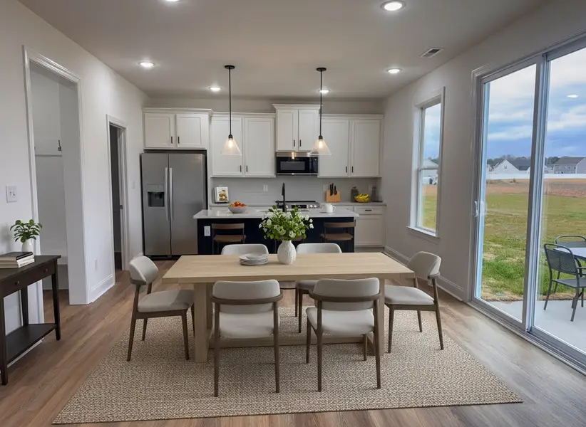 Furnished interior view inside a new home in Country Club Creek, Ayden (Image 5).