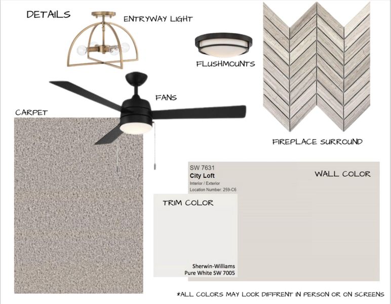 Sample of building materials used in homes in Lockwood, Collierville (Image 8). Sample of building materials used in homes in Lockwood, Collierville (Image 8).