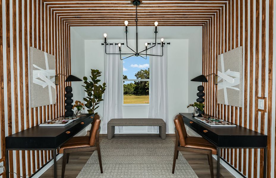 Furnished interior view inside a new home in Oakfield Trails, Parrish (Image 10).
