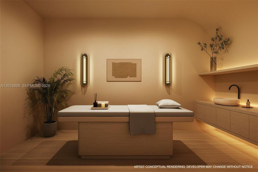 Furnished interior view inside a new home in , Miami (Image 9). Furnished interior view inside a new home in , Miami (Image 9).