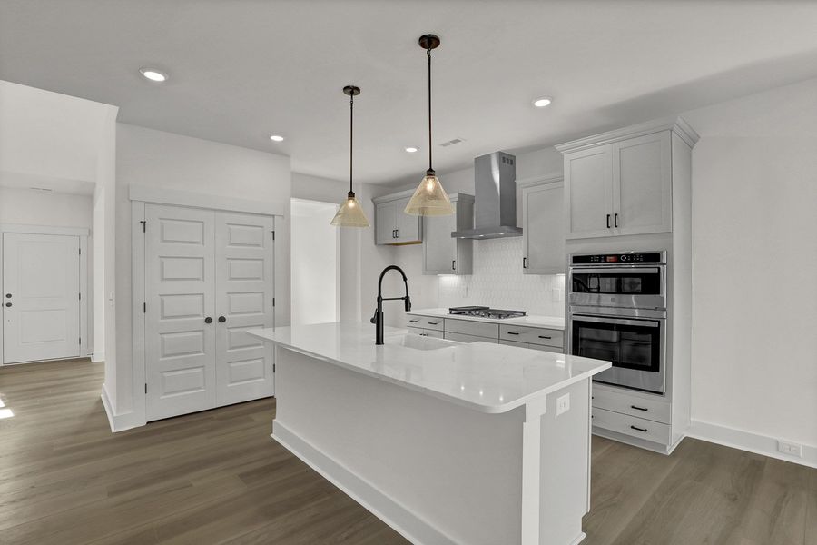 Furnished interior view inside a new home in East Wynd, Hampstead (Image 6).