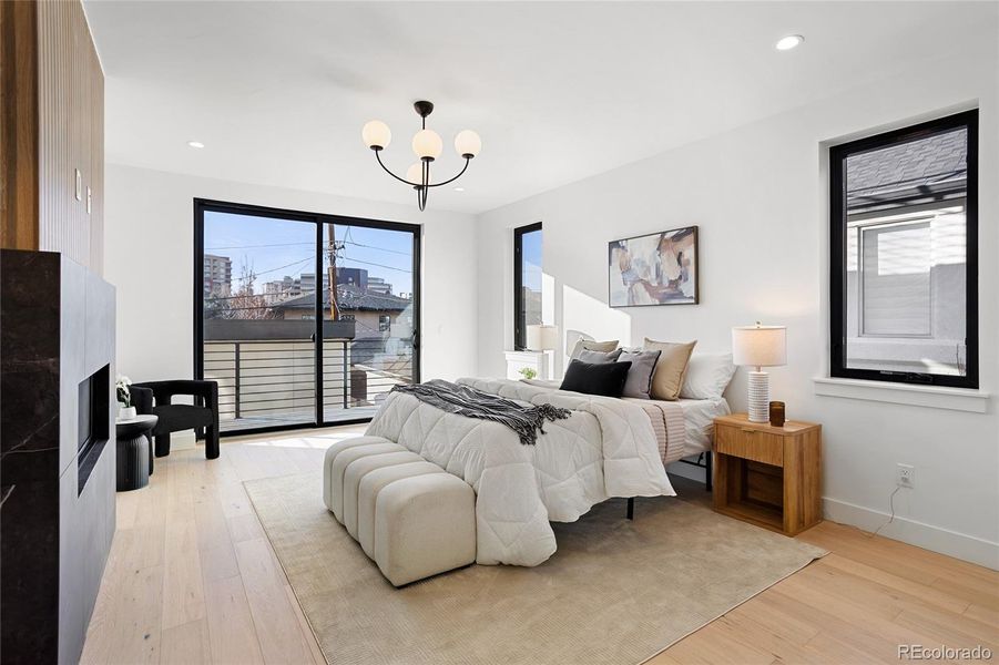 Furnished interior view inside a new home in , Denver (Image 12).