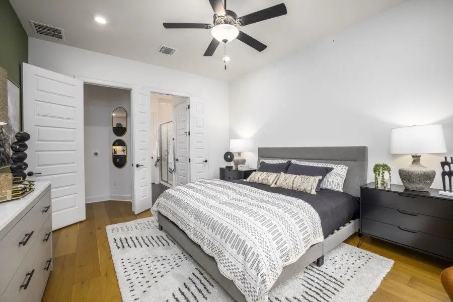 Furnished interior view inside a new home in Cascades at Onion Creek, Austin (Image 7). Furnished interior view inside a new home in Cascades at Onion Creek, Austin (Image 7).