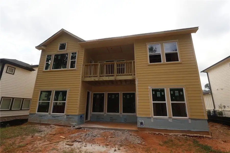In-progress construction of a new home in Settingdown Farms, Cumming, GA (Image 5).