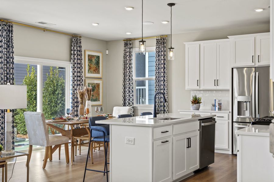 Representative furnished interior of a home built from the Montreat by Taylor Morrison in Fincastle Glen, Shelby (Image 11).