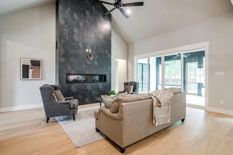 Representative furnished interior of a home built from the The Blaire by Elmwood Custom Homes in Hidden Lakes on Mockingbird, Midlothian (Image 41). Representative furnished interior of a home built from the The Blaire by Elmwood Custom Homes in Hidden Lakes on Mockingbird, Midlothian (Image 41).