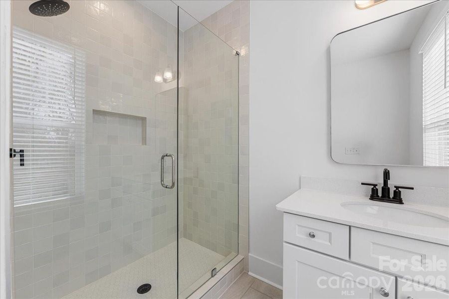 Furnished interior view inside a new home in , Charlotte (Image 8). Furnished interior view inside a new home in , Charlotte (Image 8).