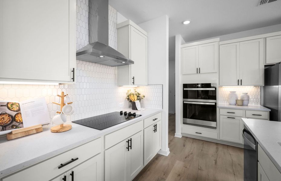 Representative furnished interior of a home built from the Fentress by Centex in Larson Crossing, Elgin (Image 6).
