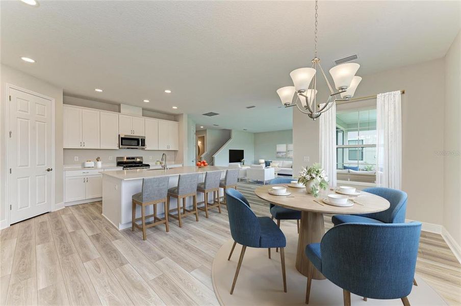 Furnished interior view inside a new home in Crosswind Ranch, Parrish (Image 14).